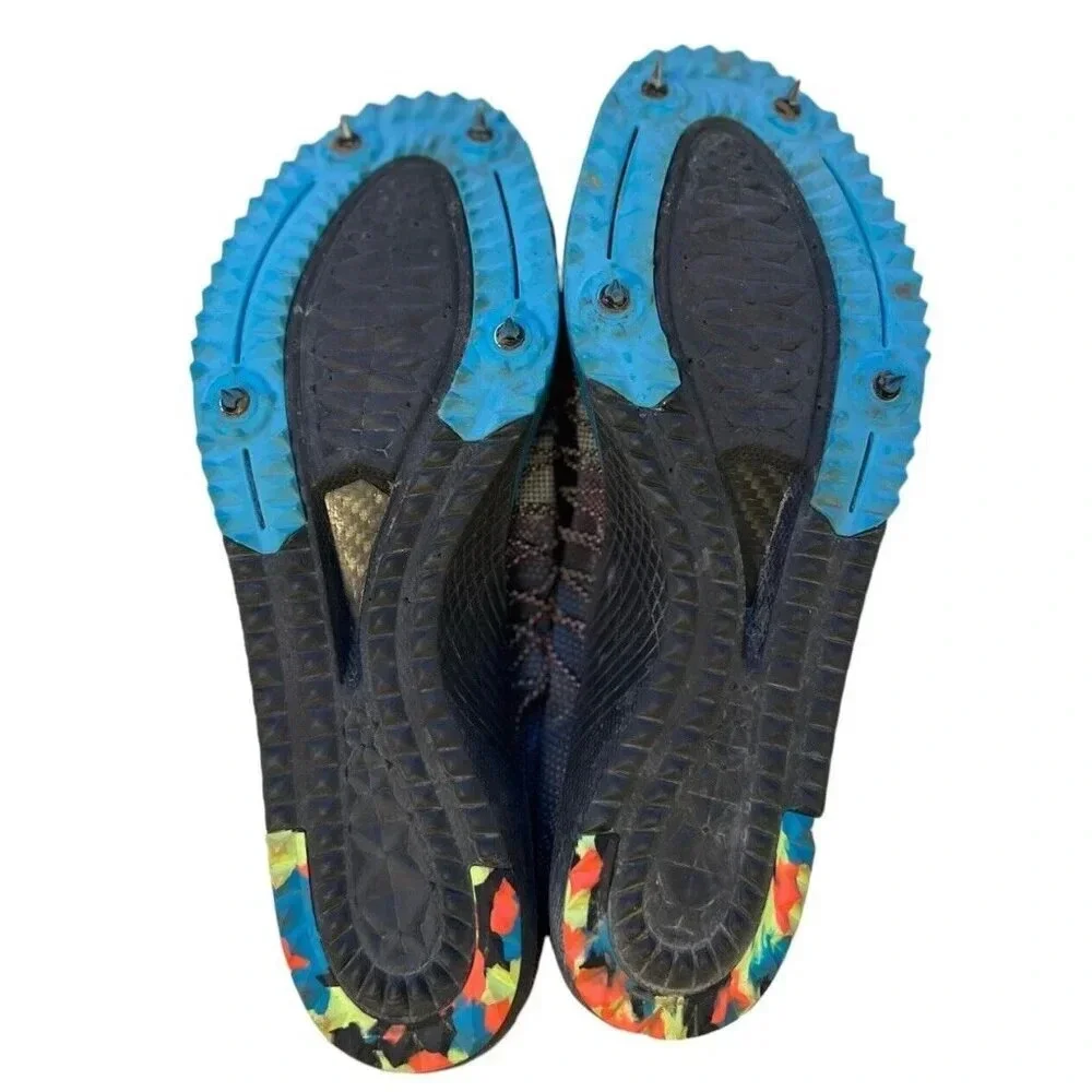 Nike Zoom Victory XC 3 Black/ Blue Lagoon/ Hot Lava Size 8 Track Shoe Unisex